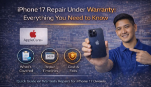 Step-by-step guide for iPhone 17 repair process under Apple warranty in 2026